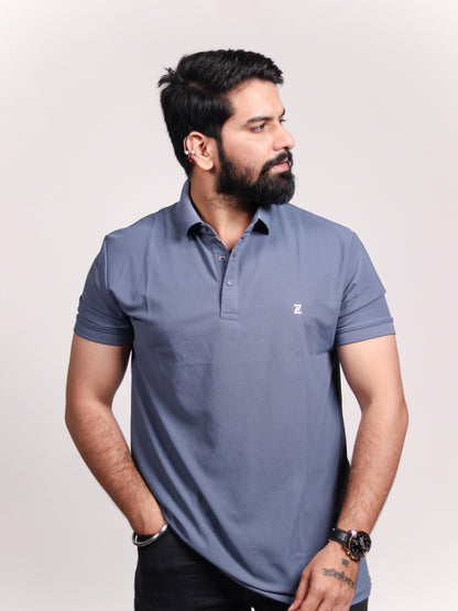 Timeless Polo Tee - Grey