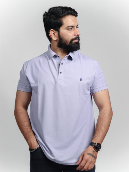 Timeless Polo Tee - Lavender