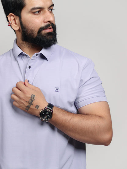 Timeless Polo Tee - Lavender