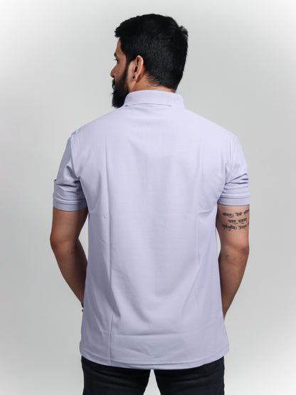 Timeless Polo Tee - Lavender