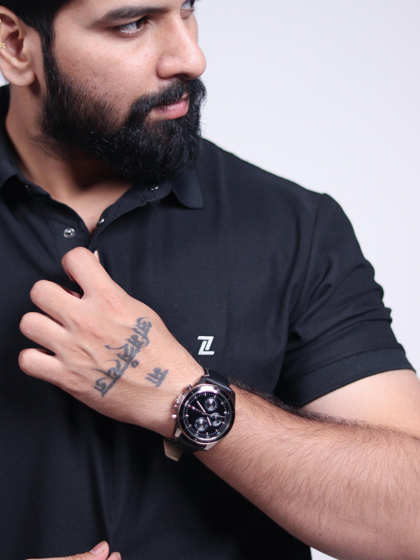 Timeless Polo Tee - Black